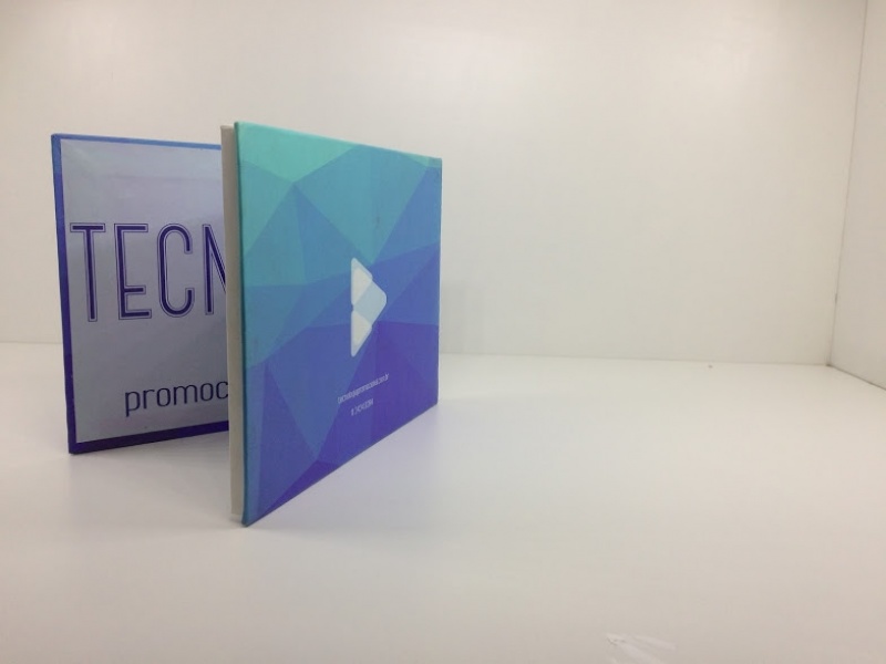 convite promocional em vídeo brochura Santana