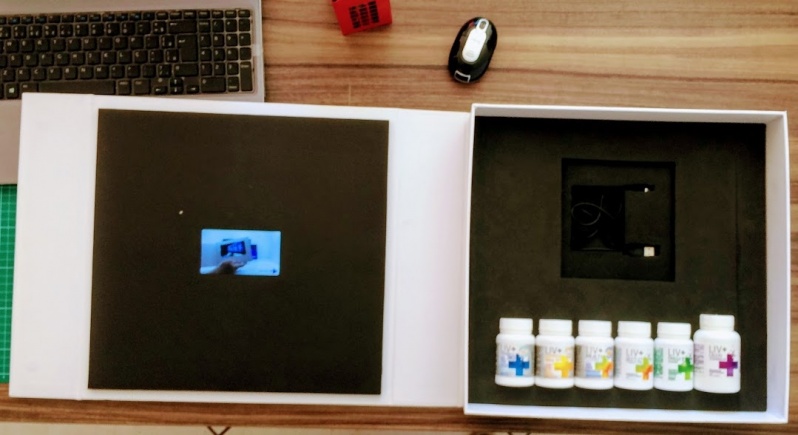 material digital para divulgação da empresa preço Luz