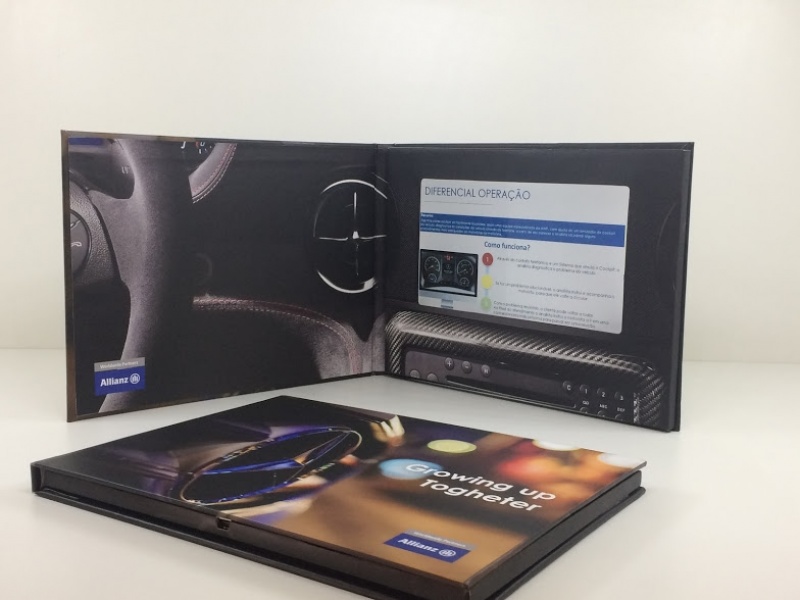 onde encontro vídeo brochura convite para empresa Mendonça