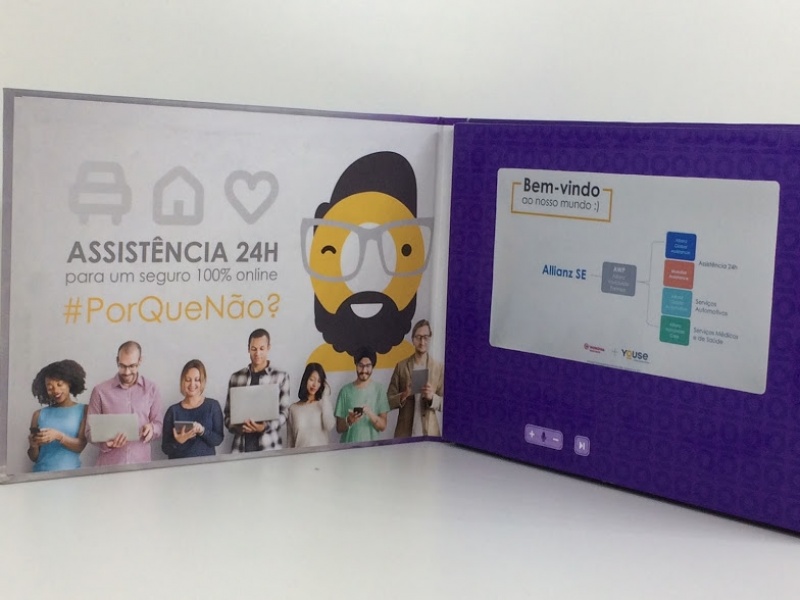 Vídeo Promocional em Convite Paper Vídeo Promocional em Convite Paper