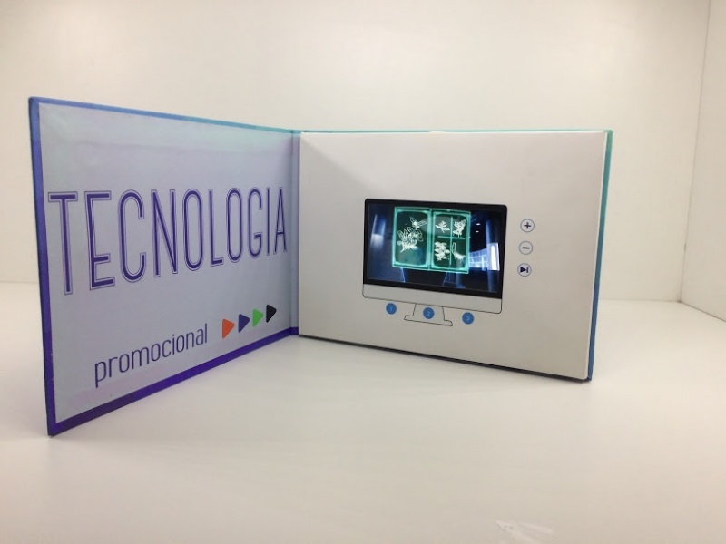 Convite Promocional em Vídeo Brochura