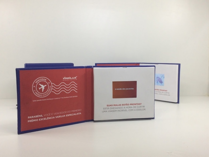 vídeo papers convite com tela lcd preço Sapopemba